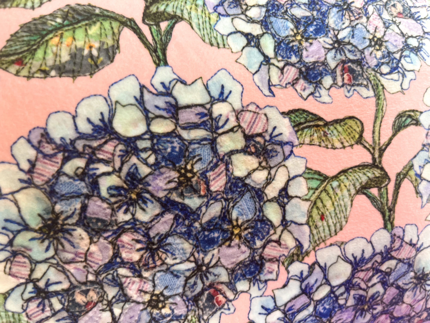 Midsummer Gather Velvet and Cotton Cushion