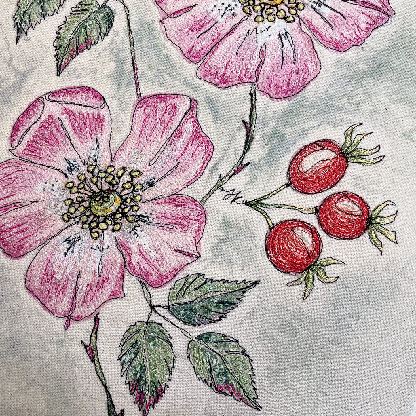 Wild Rose Original Artwork