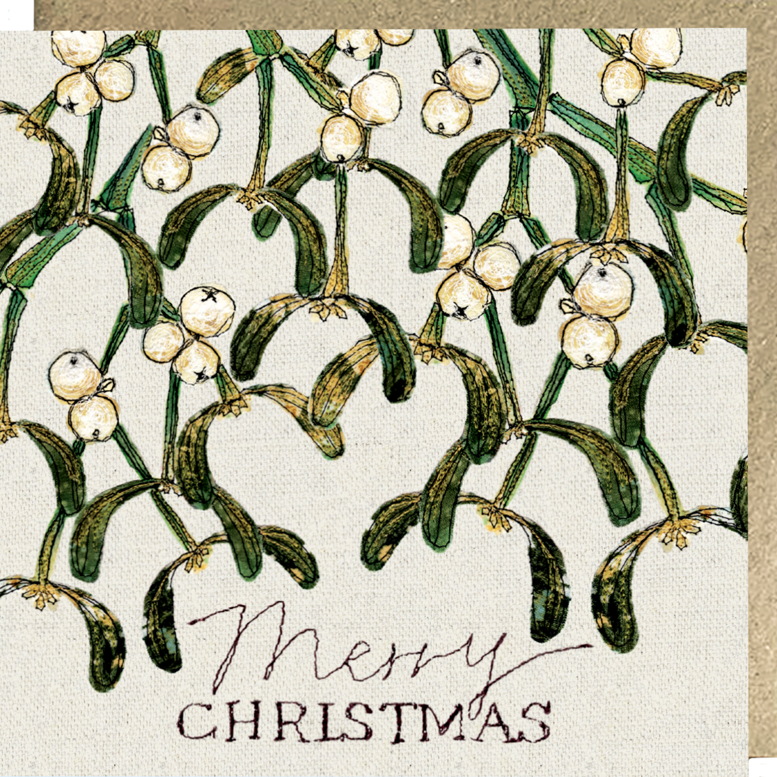Mistletoe Christmas Card