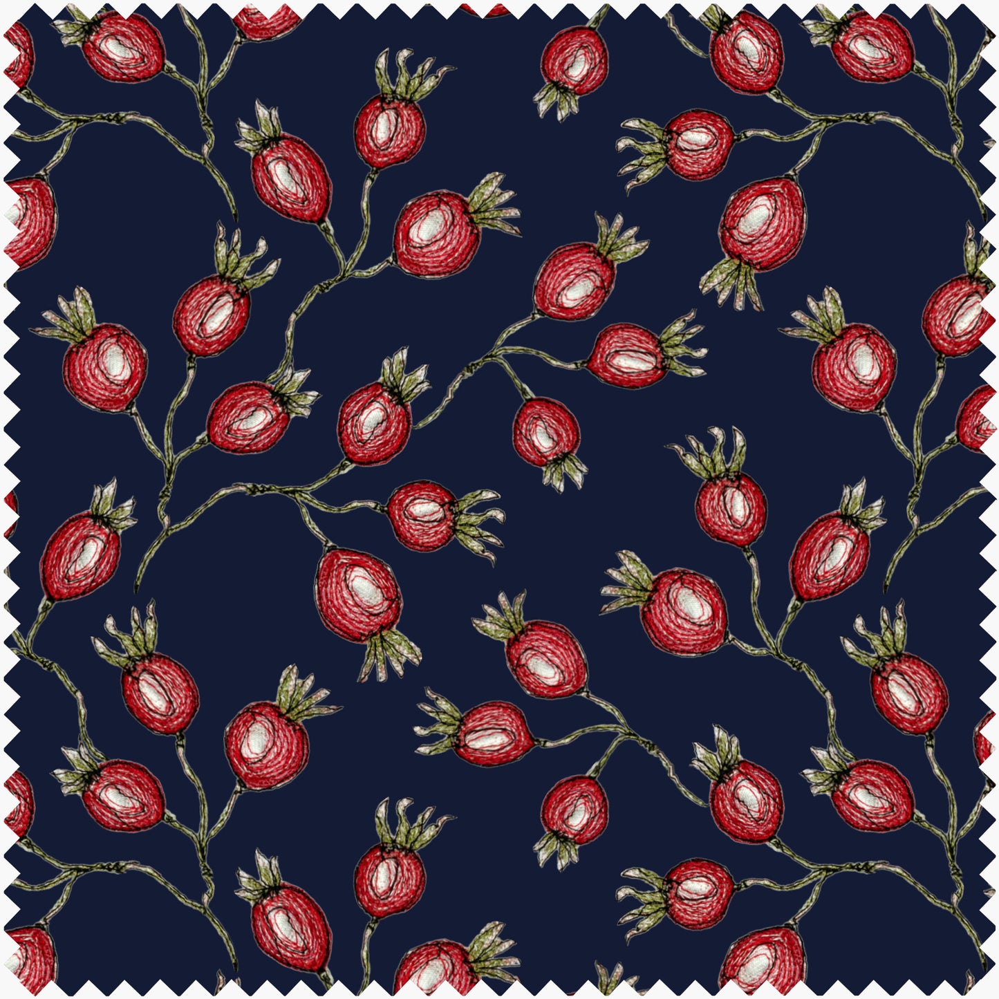 Rose Hip Velvet Fabric By The Metre