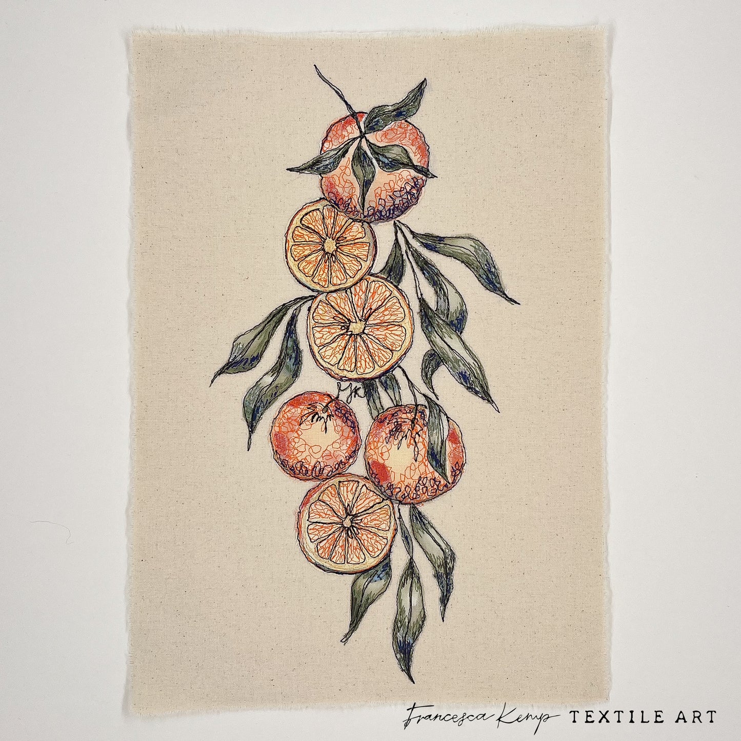 Winter Orange Original Artwork