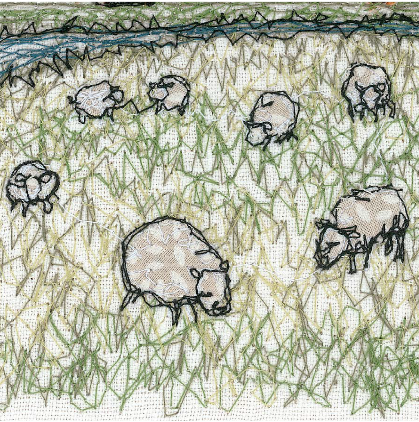 The Marsh Embroidery Art Card