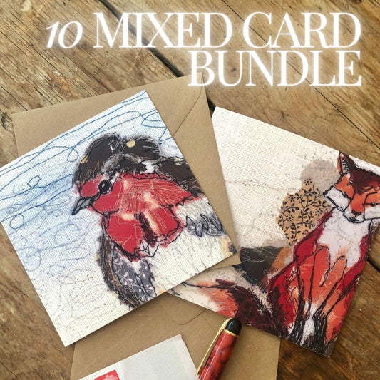 Mixed 10 Large Card Bundle - fill up your card stash!