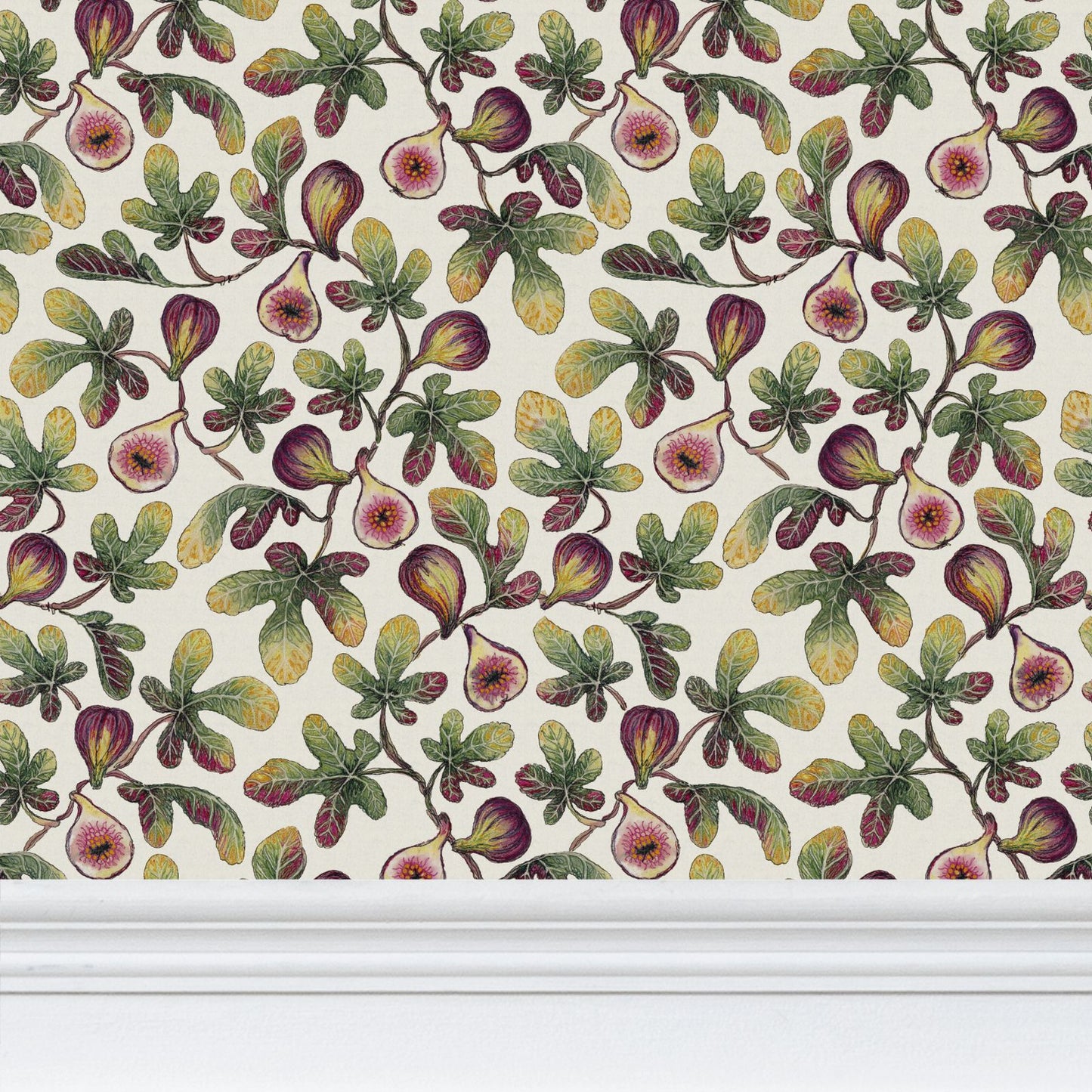 Fig Embroidery Art Wallpaper