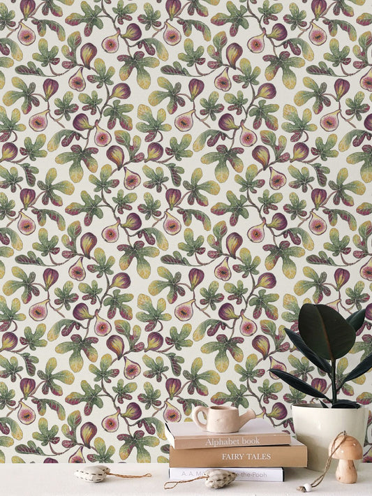 Fig Embroidery Art Wallpaper