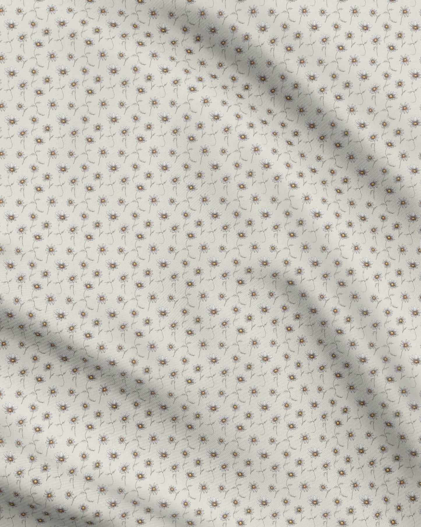 Daisy Fabric - Natural