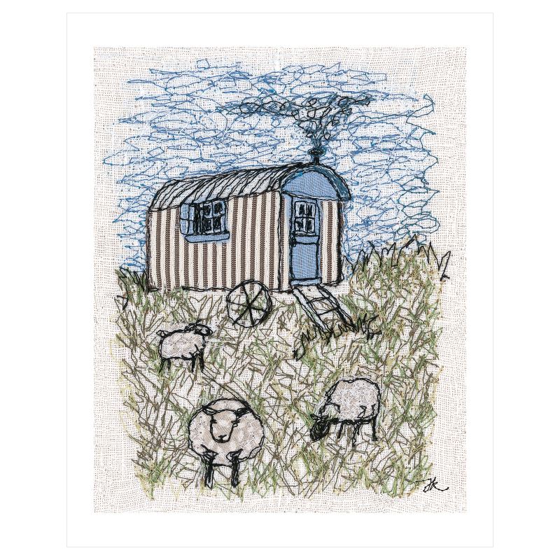 Shepherds Hut Art Print