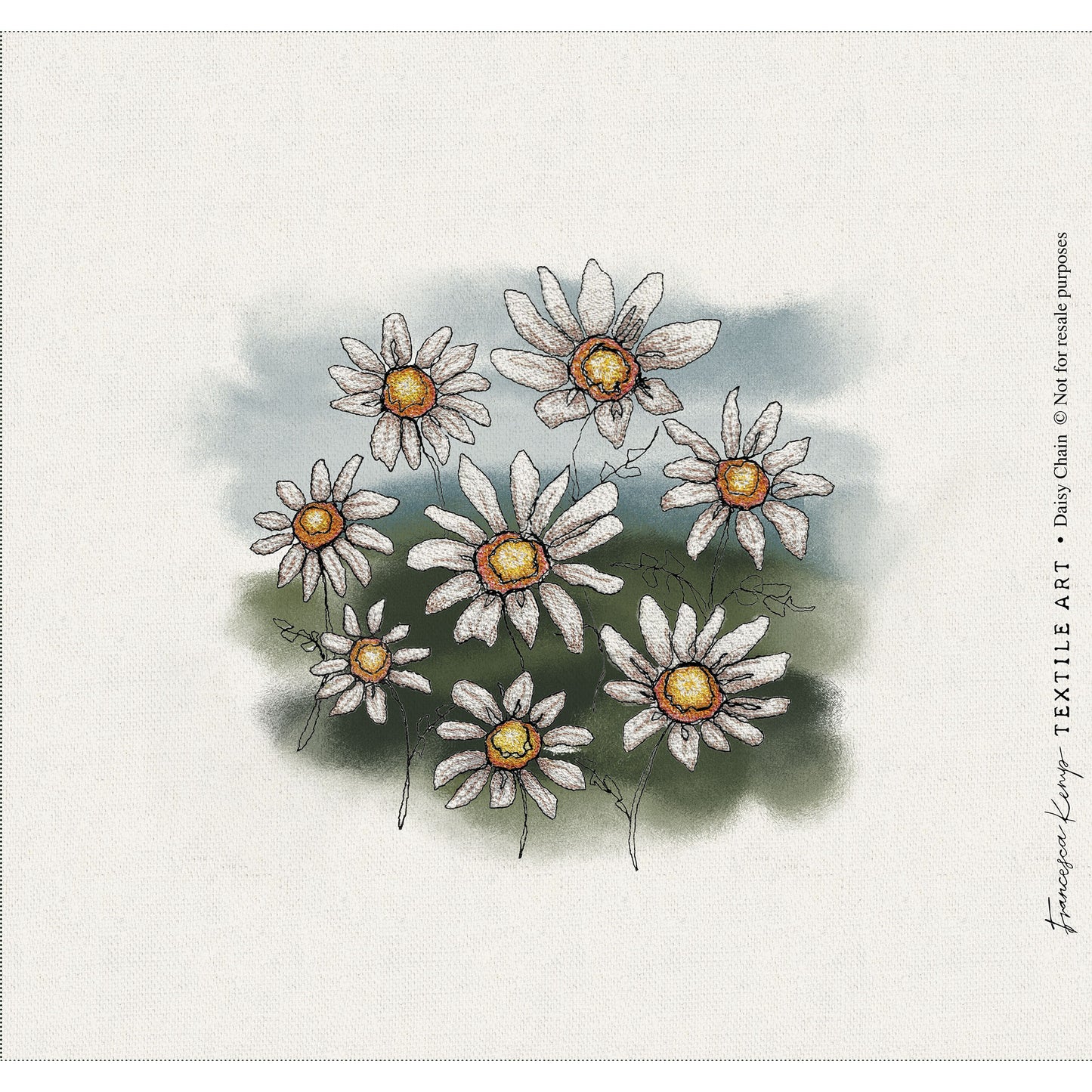 Daisy Chain Fabric Panel