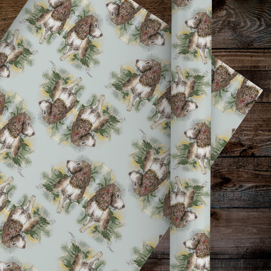 The Duchess Springer Spaniel Wrapping Paper
