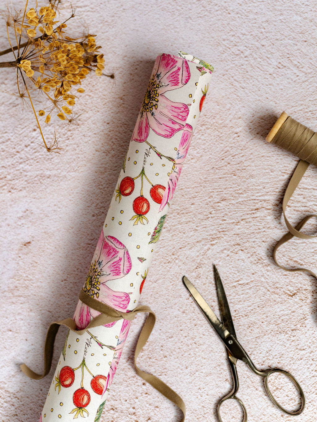 Wild Rose Wrapping Paper