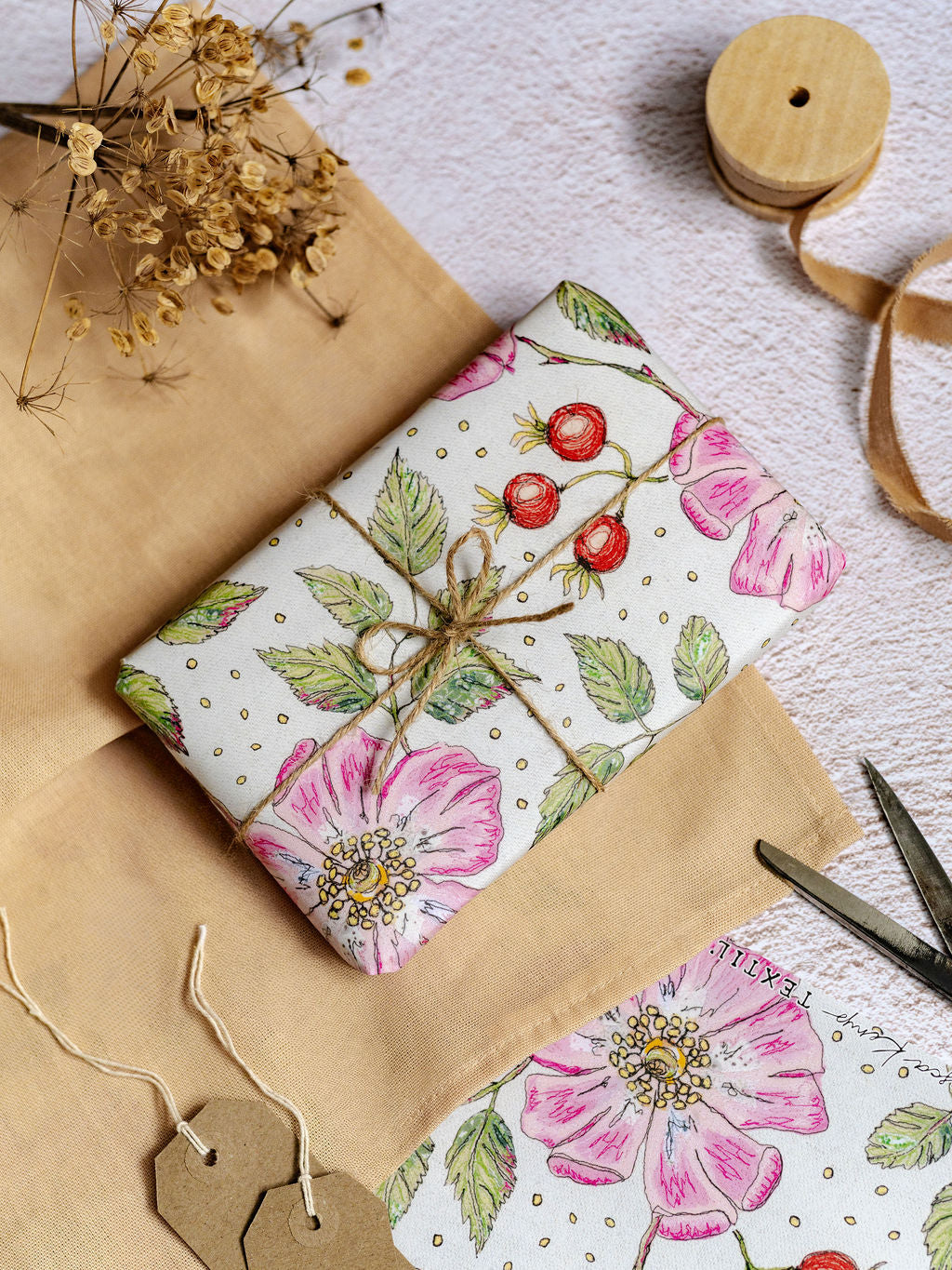 Wild Rose Wrapping Paper