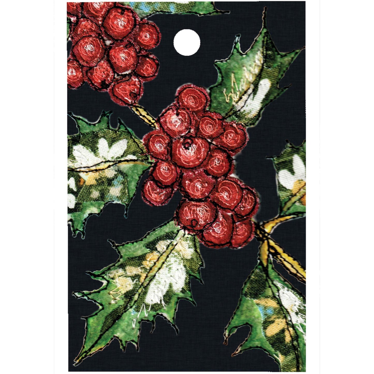 Holly Midnight Wrapping Paper