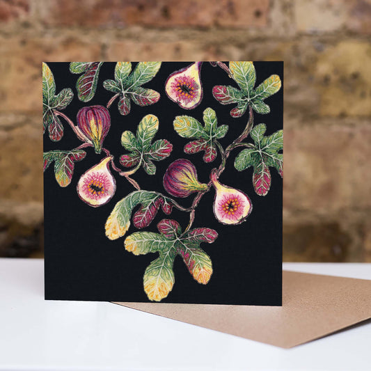 Fig Midnight Art Card