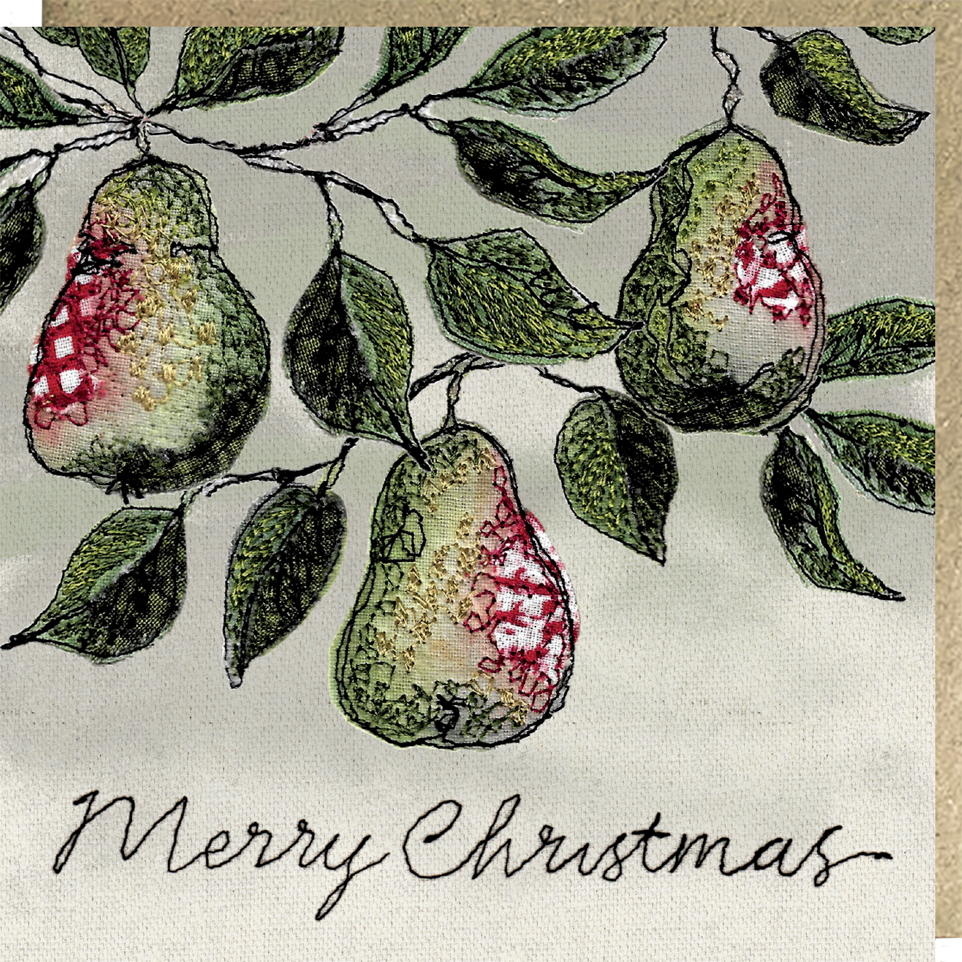 Pear Christmas Card