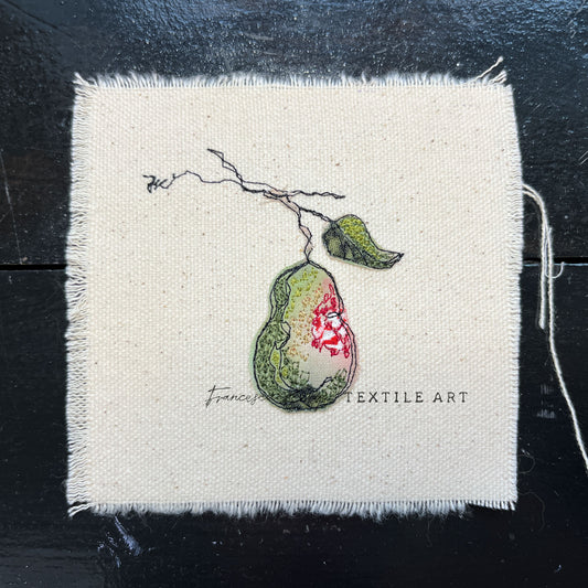 Solo Pear Miniature Original Artwork