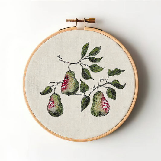 Leafy Pear Fabric Panel
