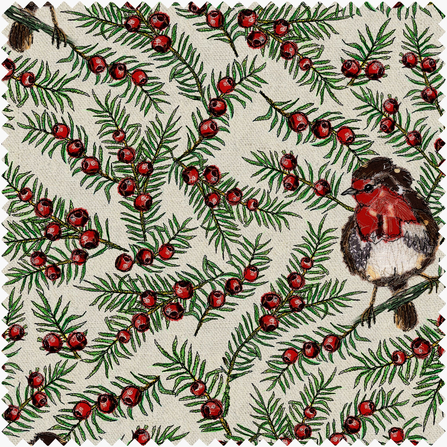 Robin & Yew Velvet Fabric By The Metre