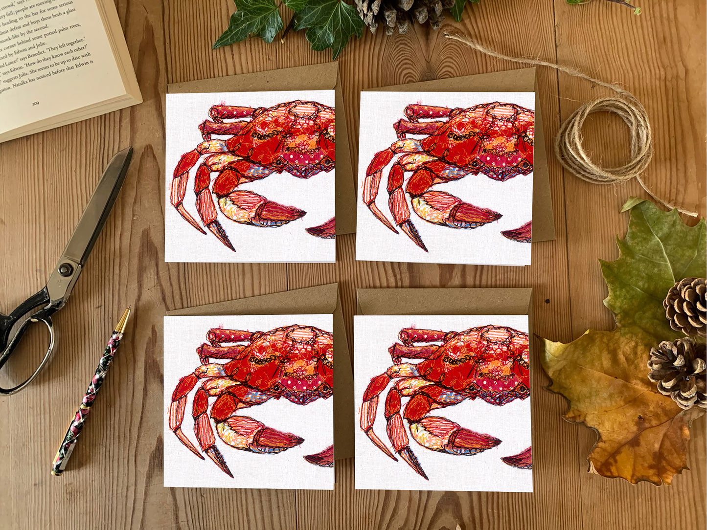 On Guard Crab Cards (Pack of 4)
