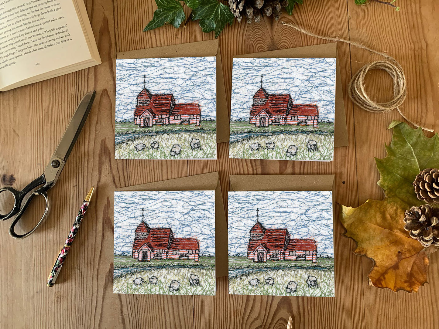 Fairfield Church Cards (Pack of 4)