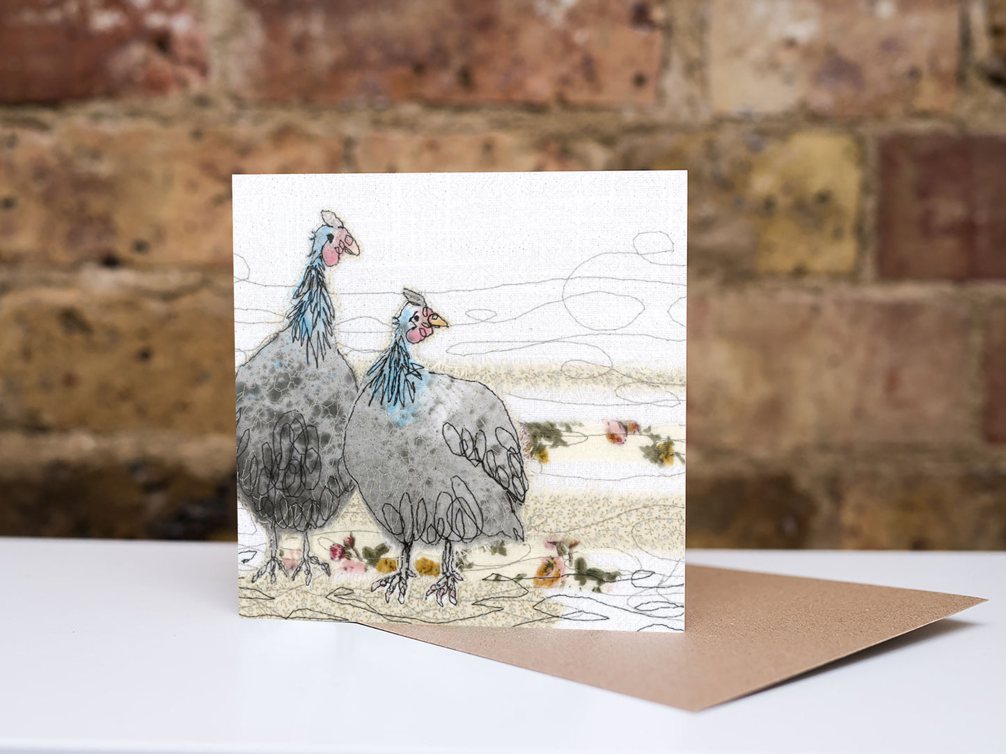 Gordon & Gertie Guinea Fowl Cards (4 Pack)