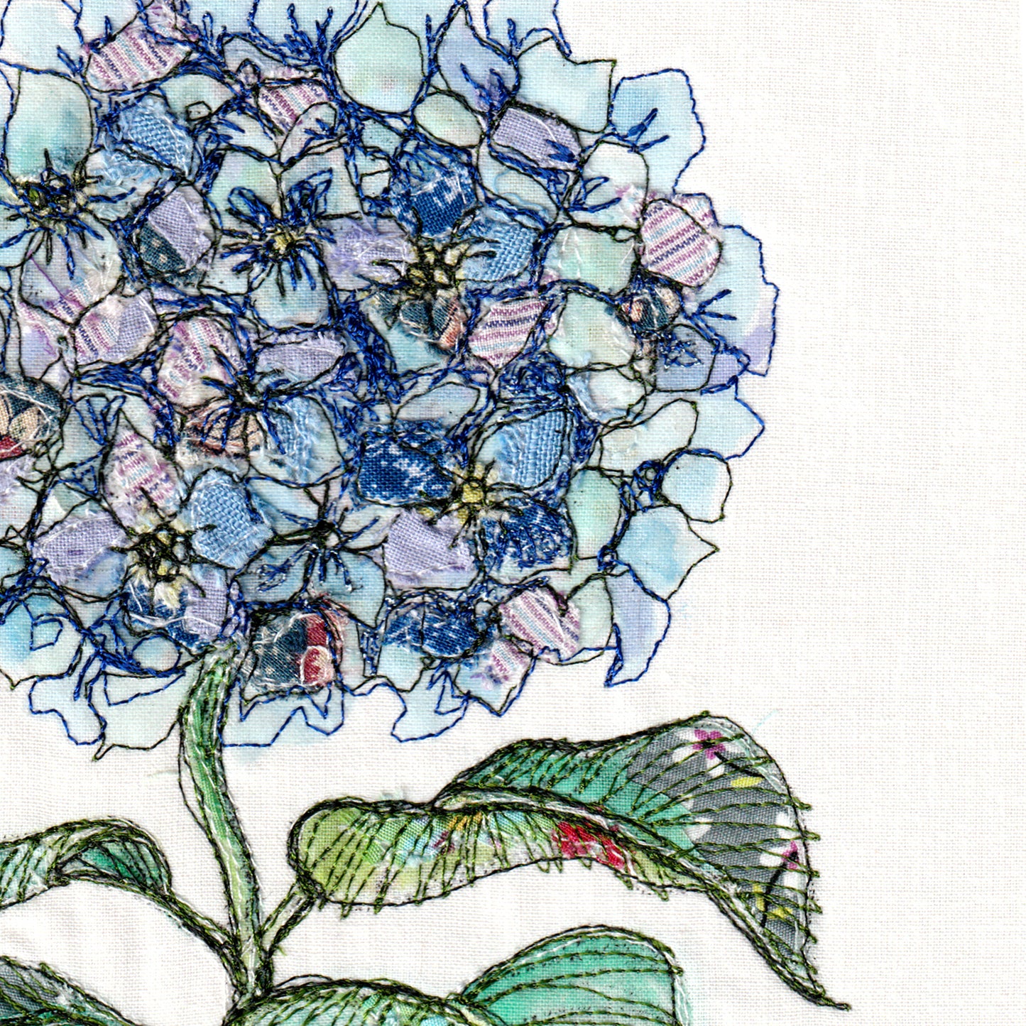 Midsummer Gather Embroidery Art Card